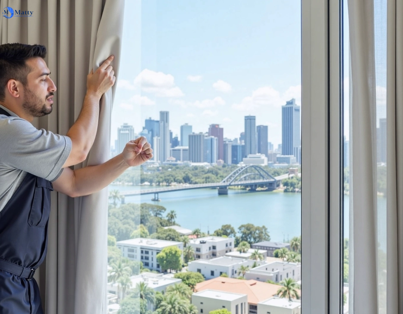 Professional curtain steam cleaning service duffys-forest-nsw QLD by Matty Curtain Cleaning